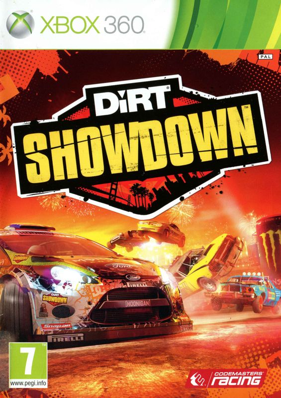 Dirt Showdown box art for Xbox 360